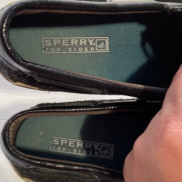 Sperry Women’s Black Sparkle Top Sider Size 7M - Picture 6 of 7